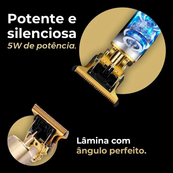 Máquine Profissional de Corte de Cabelo e Barba