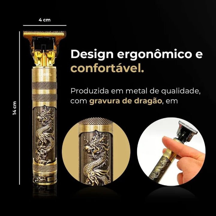 Máquine Profissional de Corte de Cabelo e Barba