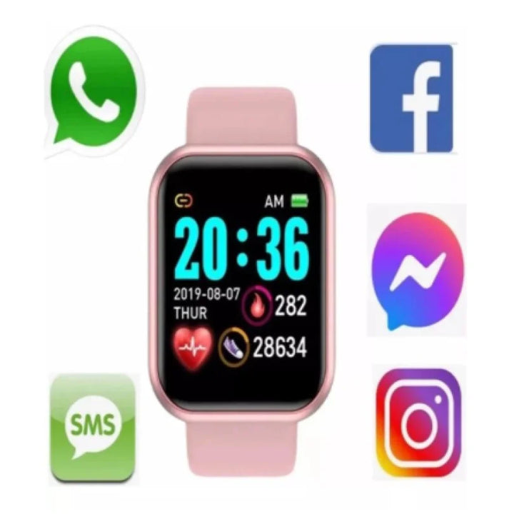 Smart Watch Unisexx Smartwatch D20 relógio Android ios