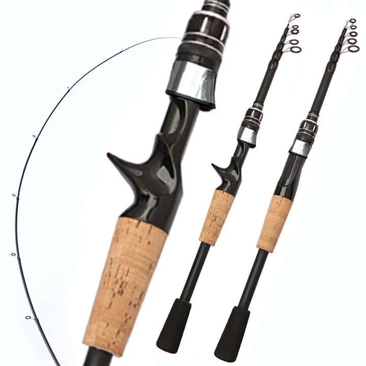 Equipamento de pesca,Vara de pesca telescópica